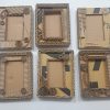6 creations de cadres en carton recyclé