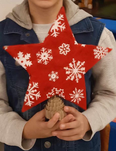 zoom sur une étoile customisée par un enfant